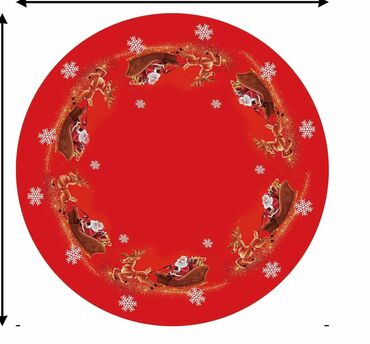 Kuhinjski tekstil: Stolnjak, Novo, bоја - Crvena — 3