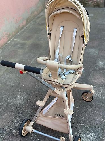 ay: Məhsul: Uşaq kalyaskası (beji rəng, “baby speed” səbətli, qatlanan — 1