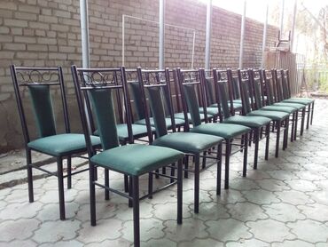 купить стул со спинкой: Ашкана үчүн отургуч, Колдонулган, Темир, түсү - Жашыл