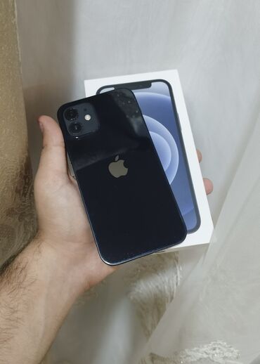 Apple iPhone: IPhone 12, 128 GB, Qara, Face ID