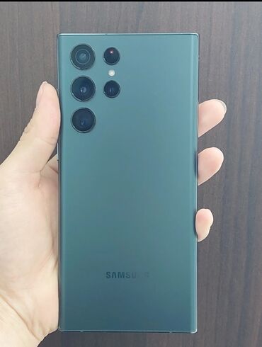 samsung 40: Samsung Galaxy S22 Ultra, Б/у, 256 ГБ, цвет - Зеленый, 1 SIM