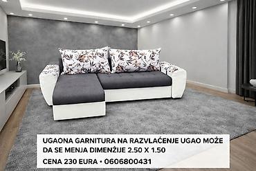 Ugaone garniture: Ugaona garnitura na razvlačenje - Dimenzije: 2.50 x 1.50 m - — 11