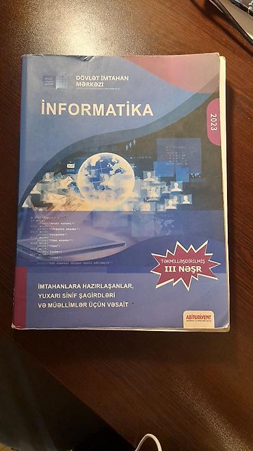 Информатика: Məhsul: “İnformatika” – Dövlət İmtahan Mərkəzi (DİM) - Nəşr ili: 2023 — 1