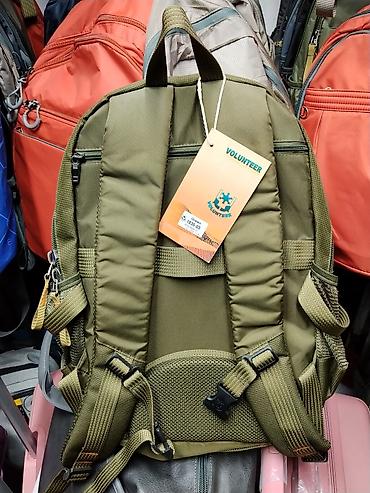 dlivery bag: Рюкзак VOLUNTEER, цвет зеленый (olive) - Вместительное основное — 2