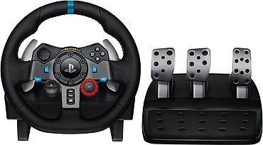 пк руль: Игровой руль с педалями для гонок (совместим с PlayStation) - — 1