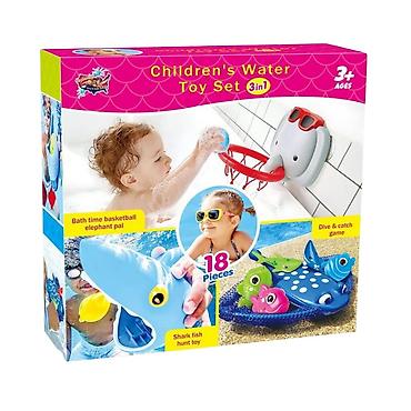 bugaboo cameleon 3: Ajkula 3 u 1 set za kupanje – vodena zabava i učenje kroz igru za decu — 1