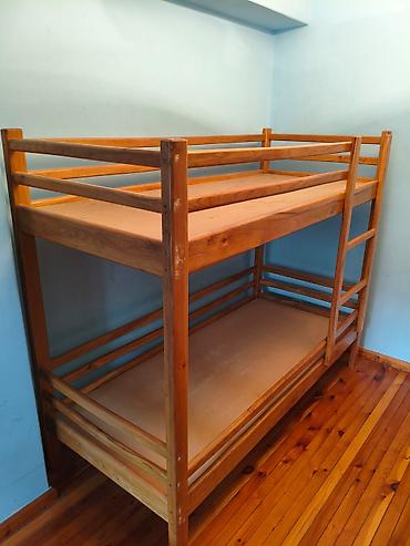 Спальные гарнитуры: Спальный гарнитур, Б/у, Двуспальная кровать, Дерево, цвет - Коричневый — 23