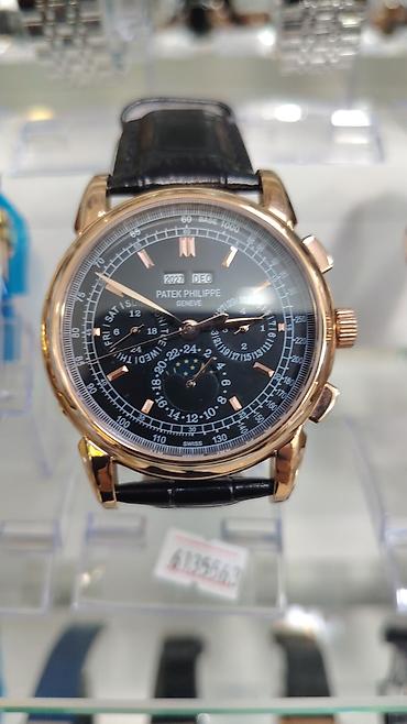 saat omega: Patek Philippe Geneve kişi qol saatı – klassik üslubda, çoxfunksiyalı — 7
