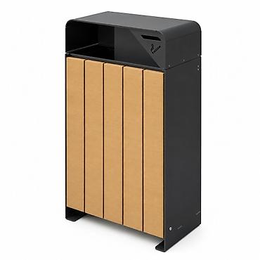 mat: Артикул: MKS-СЗ0300 Название: Урна подвесная металл и дерево 36x46x86 — 3