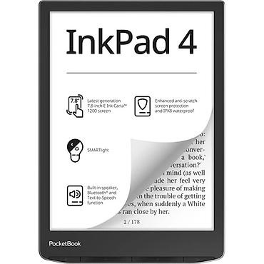 car mp3: PocketBook PB743G InkPad 4, Stardust Silver – Elektron kitab oxuyucu — 2