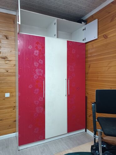 кухонный гарнитур в бишкеке в рассрочку: Шкаф для одежды, Прямой, ЛДСП