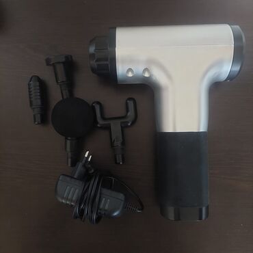 qarin eritme aparati: Masaj tapançası Fascial gun satılır. yaxşı işləyir. 3 ədəddir 1 ci və