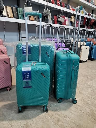 Çamadanlar: Endirimli 3lü Dəst silikon sınmayan çamadanlar Dəst olaraq endirimlə — 4