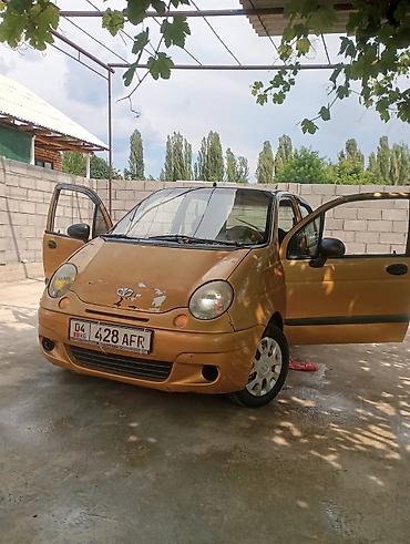арзан матиз 1: Daewoo Matiz: 2001 г., 0.8 л, Кол менен иштөөчү, Бензин, Хетчбек — 2
