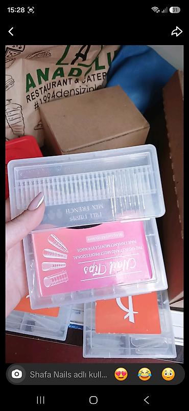gel dirnaqlar: Dırnaq ustaları üçün qarışıq manikür və nail-art ləvazimatları — 4