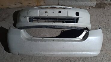 фит алам: Передний Бампер Honda 2001 г., Б/у, цвет - Белый, Оригинал