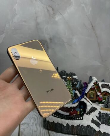 Apple iPhone: IPhone Xs, Б/у, 64 ГБ, Золотой, 100 %