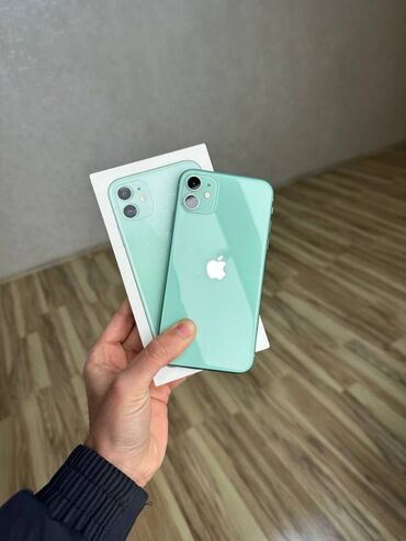 redmi mi 2: IPhone 11, 128 GB, Yaşıl, Face ID, Simsiz şarj