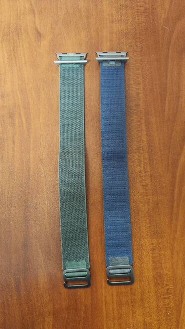 Digər qadın geyimləri: Orijinal Apple Watch Ultra kəmərləri. Green Alpine Loop 49mm. Blue — 3