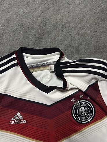 almaniyada saat neçədir: Futbolka, Adidas, M, rəng - Ağ — 5