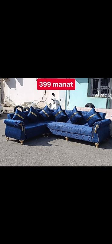 Divan və kreslo dəstləri: Məhsul: Künc divan dəstləri - Ölçülər: 280 × 200 sm (şəkildə qeyd — 18