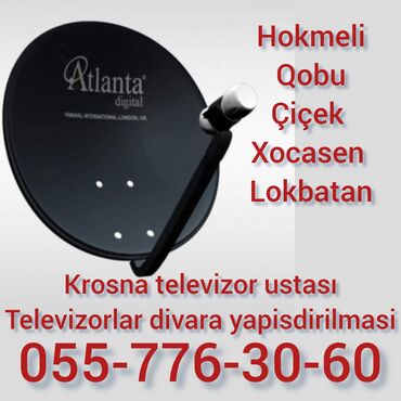 Çəngəllər: Peyk antenalarının quraşdırılması | Quraşdırılma, Təmir, Tənzimlənmə | Zəmanət