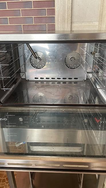 Sənaye tipli konveksiya sobası - Paslanmayan poladdan korpus və içlik