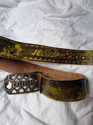 Ремни и пояса: Ремень, Материал: Натуральная кожа, Мужские, Новый — 4