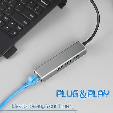 raspberry pi: Адаптер переходник "4 в 1" Usb-хаб + сетевая карта - добавляет в ваш — 6