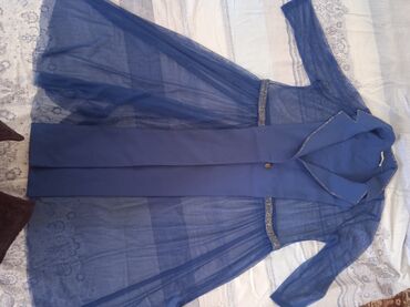 женское платье 54: Цвет - Синий