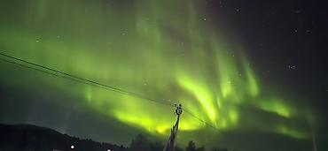 Декор жана интерьер: Авторская фотография северного сияния - Ночной пейзаж с яркими — 1