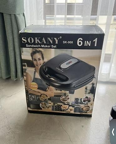 sokany вафельница 6 в 1 отзывы: Сэндвич-мейкер SOKANY SK-908 6 в 1 - Мощность: 750 Вт (указано на — 1
