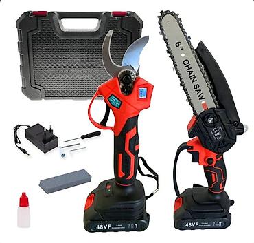 Setovi akumulatorskog alata: Akumulatorski set za orezivanje – mini lančana testera 6" + električne — 1