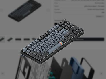 logitech mx: Клавиатура, Dark Project, Механическая, Проводное подключение, Размер: 80% — 5