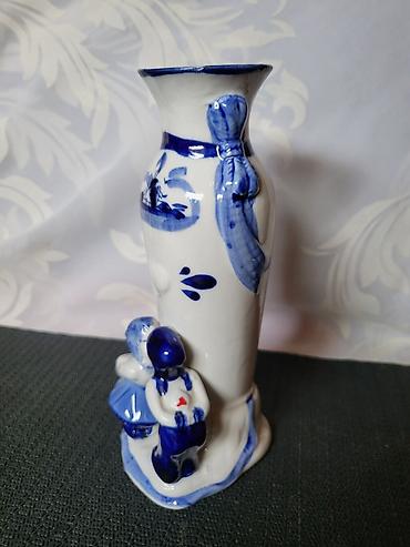 Ostali kućni dekor: Vaza holandski delft,rucno oslikana pa glazirana iz 70ih.g. Vaza je — 3