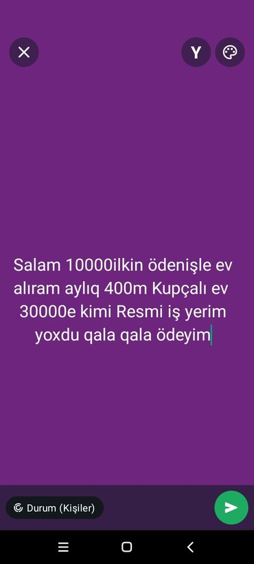 kreditle menziller 2020: 2 otaqlı, 45 kv. m