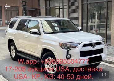 тайота оппо: Toyota 4Runner: 2020 г., 4 л, Автомат, Бензин, Жол тандабас