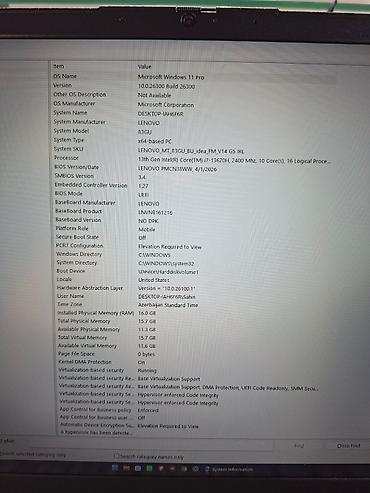 16 mini: Yeni Lenovo 14 ", Intel Core i7, 512 GB — 7