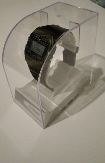original saat: İşlənmiş, Qol saatı, Casio, rəng - Yaşıl
