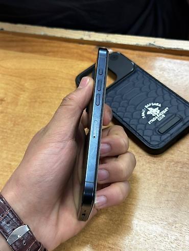 iphone 12 pro maz: IPhone 15 Pro, Б/у, 256 ГБ, Blue Titanium, Наушники, Зарядное устройство, Защитное стекло, 81 % — 3