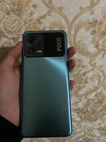 телефон за 15000 сом: Poco X5 5G, 256 ГБ, цвет - Синий, 2 SIM