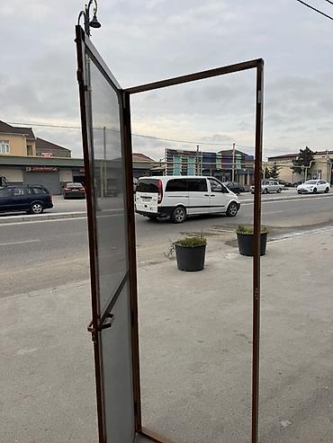 kapilar: Sineklik qapı – möhkəm alüminium karkaslı, menteşəli açılıb‑bağlanan — 3