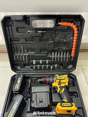 DEWALT akkumulayatorlu zərbəli/vidalama matkap dəsti - Güclü simsiz