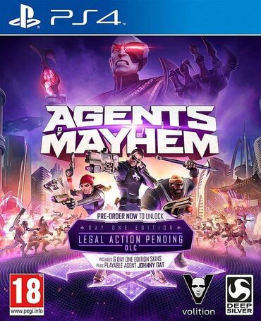 купить игры на пс4: Agents of Mayhem - однопользовательский экшн от разработчиков серии
