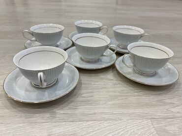 fincan: Çay dəsti, 6 nəfərlik