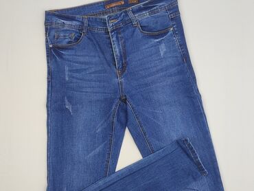jeansy z czarnymi wstawkami: Reserved, Jeans for women, size L