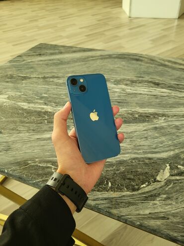 iphone 13 ikinci el: IPhone 13, 128 GB, Mavi, Face ID, Simsiz şarj