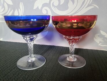 Ostali antikviteti: Case murano kristal,za zestoko pice 1950g+. Case su bez ostecenja,sve — 9