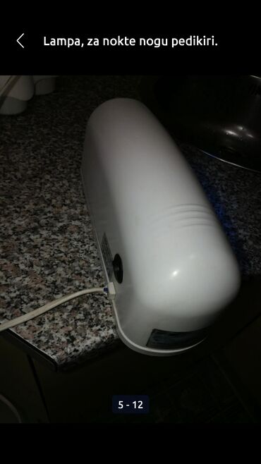UV i LED lampe za nokte: Lampa za nokte nogu. Pedikir — 8