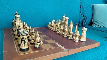 Спорт и отдых: ♟️ Продаю шахматы ручной работы Оригинальные фигурки в азиатском — 2
